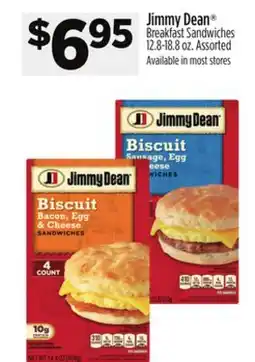 Dollar General Jimmy Dean Breakfast Sandwiches offer