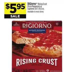 Dollar General DiGiorno Rising Crust Pizza Pepperoni or Supreme offer