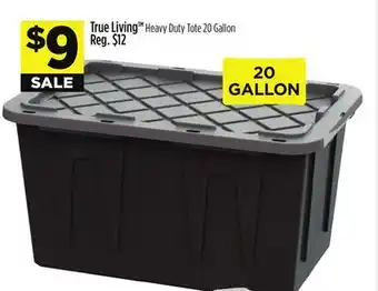Dollar General True Living Heavy Duty Tote offer