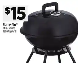 Dollar General Flame Glo 14 in. Round Tabletop Grill offer