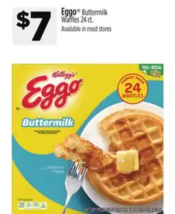 Dollar General Kellogg's Eggo Buttermilk Waffles offer