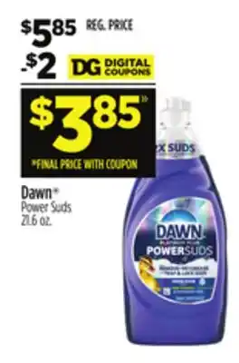 Dollar General Dawn Power Suds offer