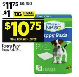 Dollar General Forever Pals Puppy Pads offer