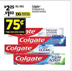 Dollar General Colgate Toothpaste offer