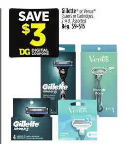 Dollar General Gillette or Venus Razors or Cartridges offer