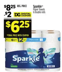 Dollar General Sparkle Paper Towels offer