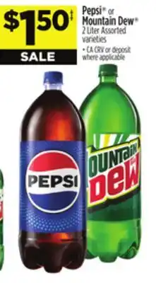 Dollar General Pepsi or Mountain Dew offer