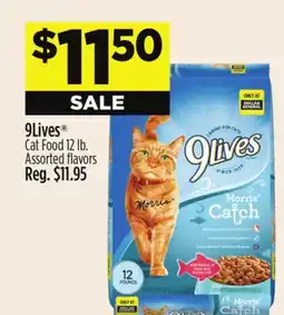 Dollar General 9Lives Cat Food offer