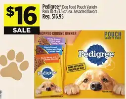 Dollar General Pedigree Dog Food Pouch Variety Pack offer