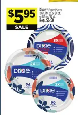 Dollar General Dixie Paper Plates offer