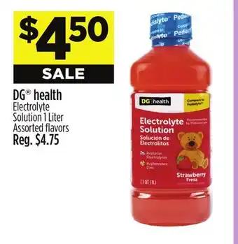 Dollar General DG health Electrolyte Solution offer