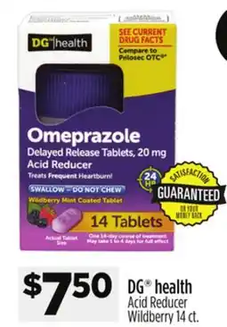 Dollar General DG health Acid Reducer Wildberry offer