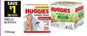 Dollar General Huggies Wipes offer