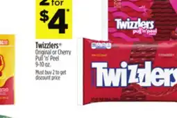 Dollar General Twizzlers Original or Cherry Pull'n'Peel offer