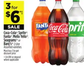 Dollar General Coca-Cola , Sprite , Fanta , Mello Yello , Seagrams or Barq's offer
