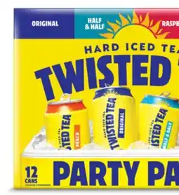 Target Twisted Tea 12-pk hard drinks offer