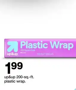 Target UP&Up 200 sq. ft. plastic wrap offer