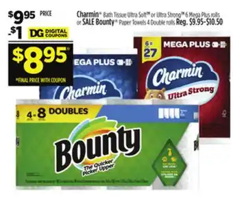 Dollar General Charmin or Bounty offer