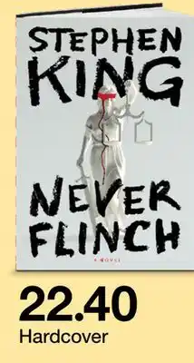 Target STEPHEN KING NEVER FLINCH Hardcover offer