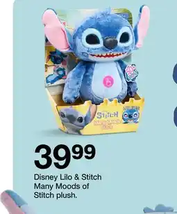 Target Disney Lilo & Stitch Many Moods of Stitch plush offer