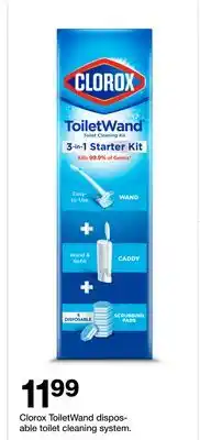 Target Clorox ToiletWand disposable toilet cleaning system offer