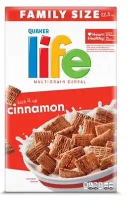Target Quaker family size cereal offer