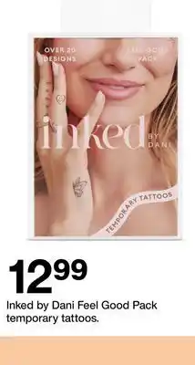 Target Inked by Dani Feel Good Pack temporary tattoos offer