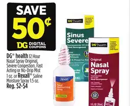 Dollar General DG health or Rexall offer