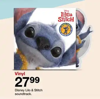 Target Disney Lilo & Stitch soundtrack offer