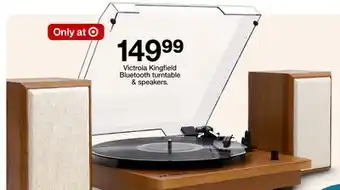 Target Victrola Kingfield Bluetooth turntable & speakers offer
