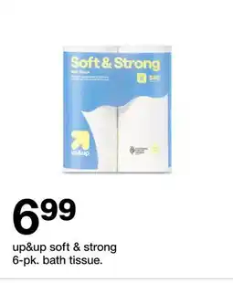 Target up & up soft & strong 6-pk. bath tissue offer