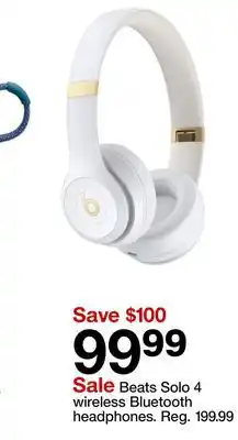 Target Beats Solo 4 wireless Bluetooth headphones offer