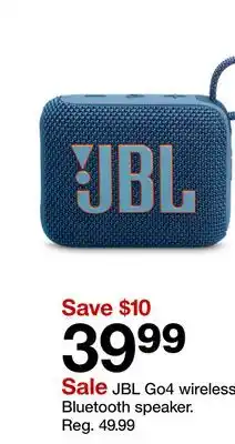 Target JBL Go4 wireless Bluetooth speaker offer