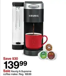 Target Keurig K-Supreme coffee maker offer