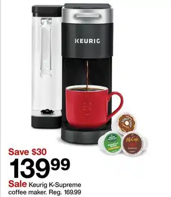 Target Keurig K-Supreme coffee maker offer