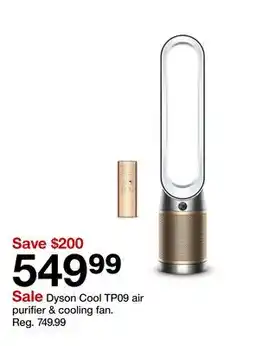 Target Dyson Cool TP09 air purifier & cooling fan offer