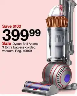 Target Dyson Ball Animal 3 Extra bagless corded vacuum offer