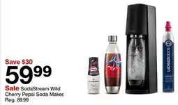 Target SodaStream Wild Cherry Pepsi Soda Maker offer