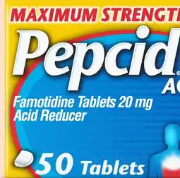 Target Pepcid AC Maximum Strength 50 ct. acid reducer tablets offer