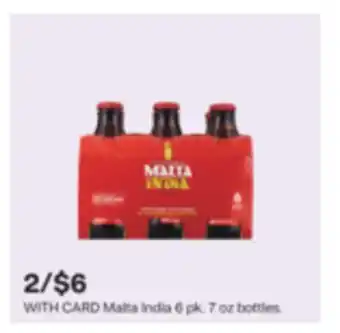 CVS Malta India 6 pk. 7 oz bottles offer