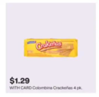 CVS Colombina Crackeñas 4 pk offer