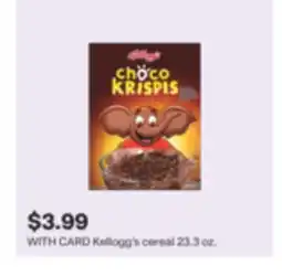 CVS Kellogg's cereal 23.3 oz offer