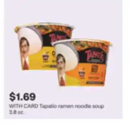 CVS Tapatío ramen noodle soup 3.8 oz offer