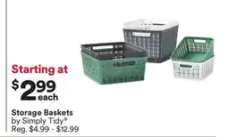 Michaels Storage Baskets by Simply Tidy offer