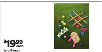 Michaels yard Games offer