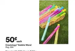 Michaels Creatology Bubble Wand offer