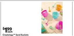 Michaels Creatology Sand Buckets offer