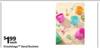 Michaels Creatology Sand Buckets offer
