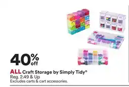 Michaels ALL Craft Storage by Simply Tidy offer