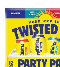 Target Twisted Tea 12-pk hard drinks offer